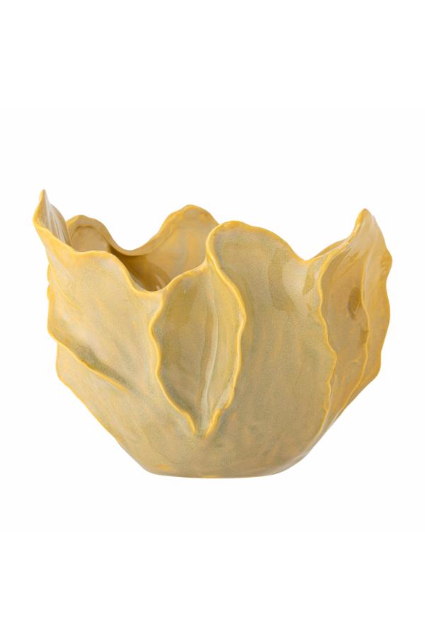 Bloomingville Bastien Bowl, Yellow, Stoneware