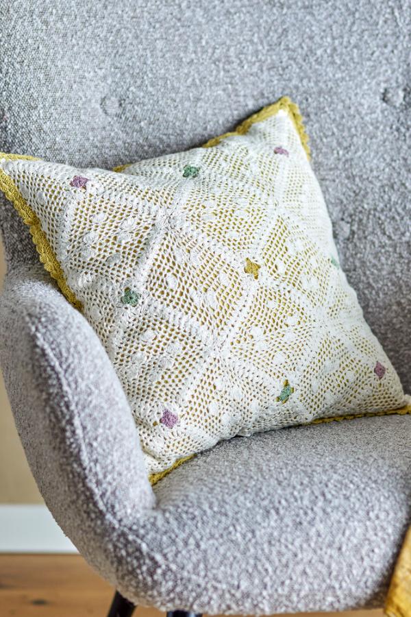 Bloomingville Rovigo Cushion, Nature, Cotton