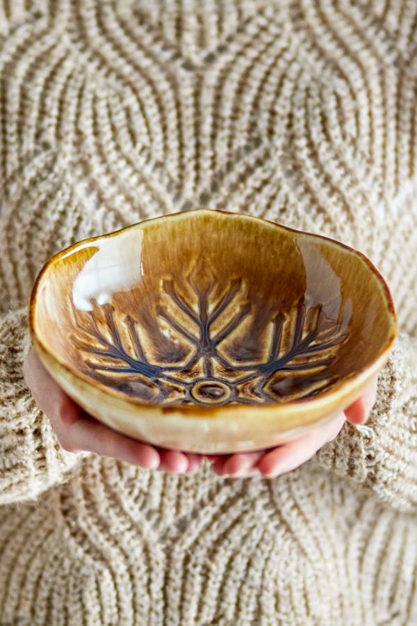 Bloomingville Acco Bowl, Brown, Stoneware