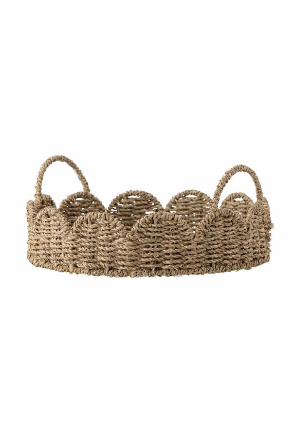Bloomingville Brea Serving Tray, Nature, Seagrass
