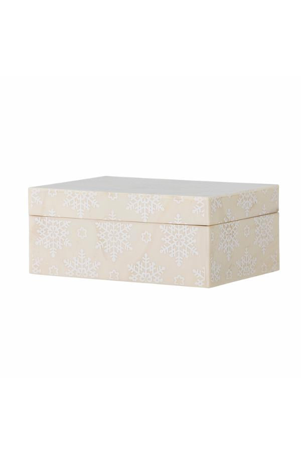 Bloomingville Cheri Box w/Lid, Nature, Resin