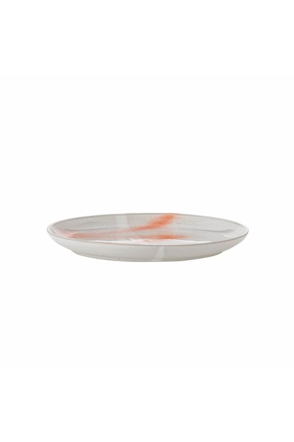 Bloomingville Paula Plate, Orange, Stoneware