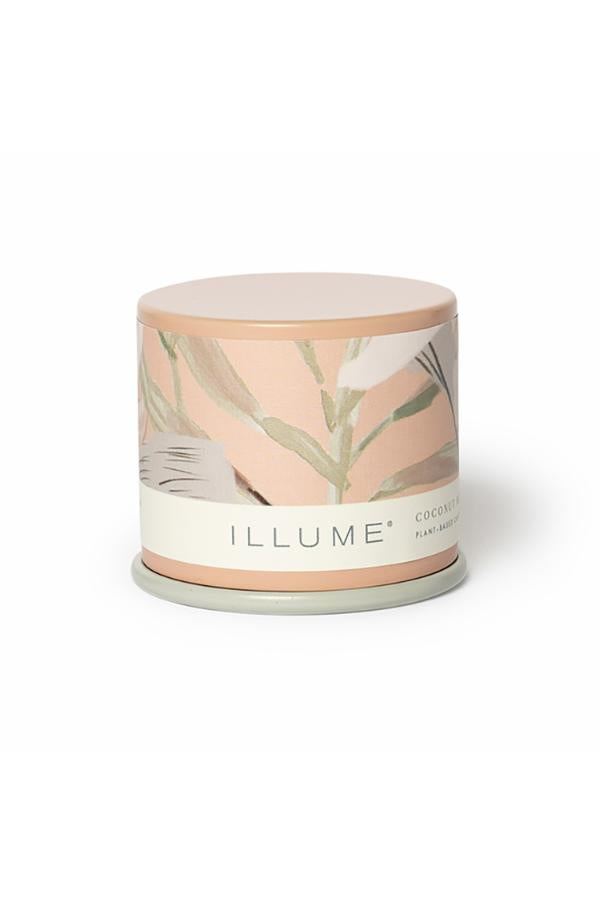Illume Coconut Milk Mango Demi Vanity Tin Candle, Rose,