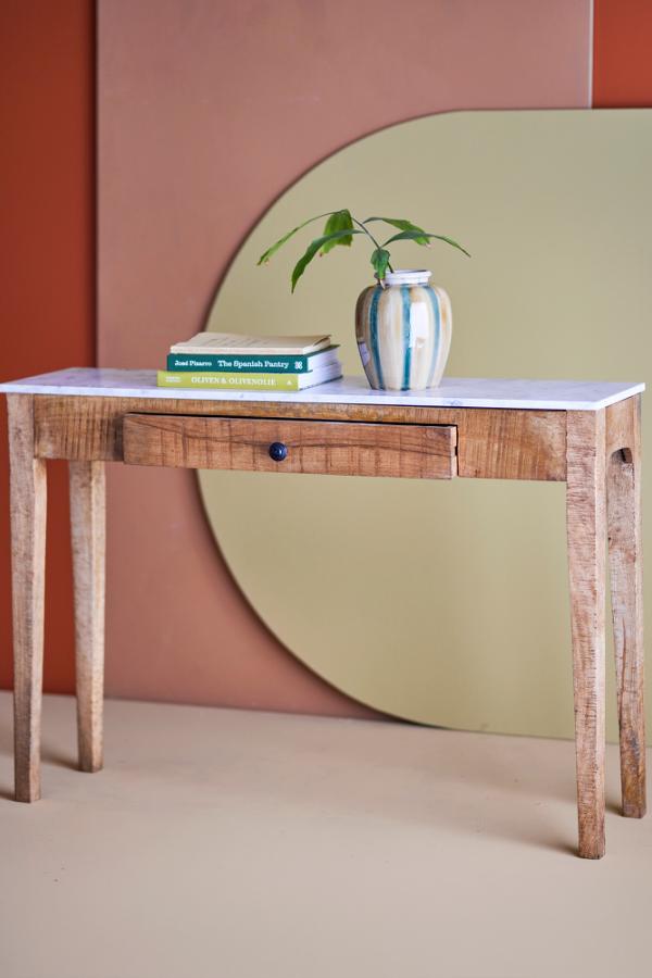 Creative Collection Hauge Console Table, Brown, FSC®100%, Mango