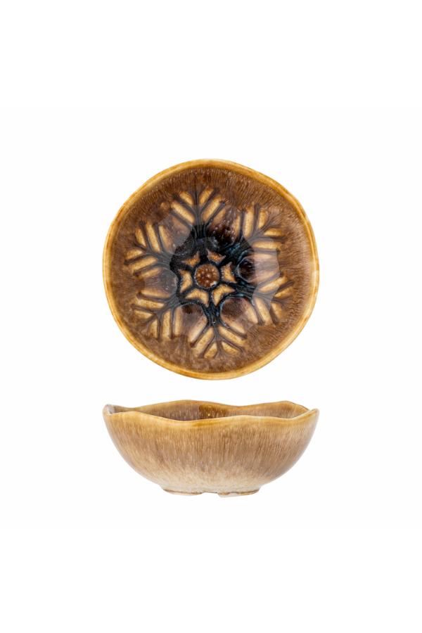 Bloomingville Acco Bowl, Brown, Stoneware