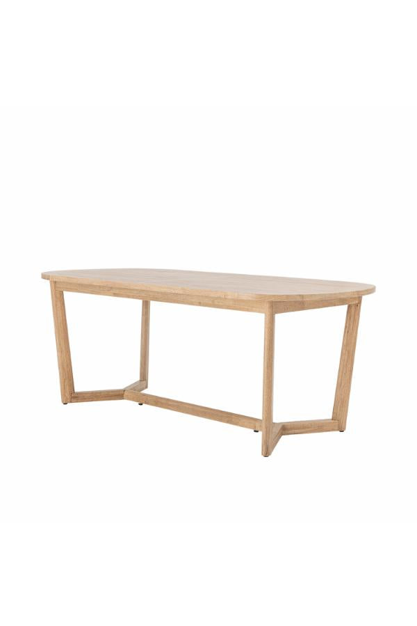 Creative Collection Serrone Dining Table, Nature, Rubberwood