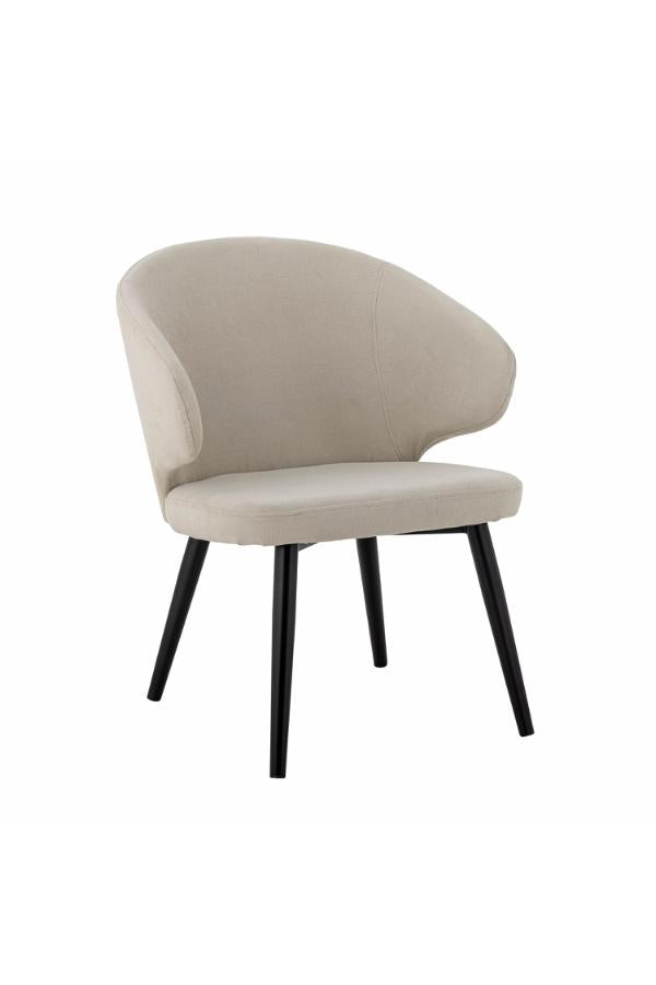 Creative Collection Loon Lounge Chair, Nature, Polyester