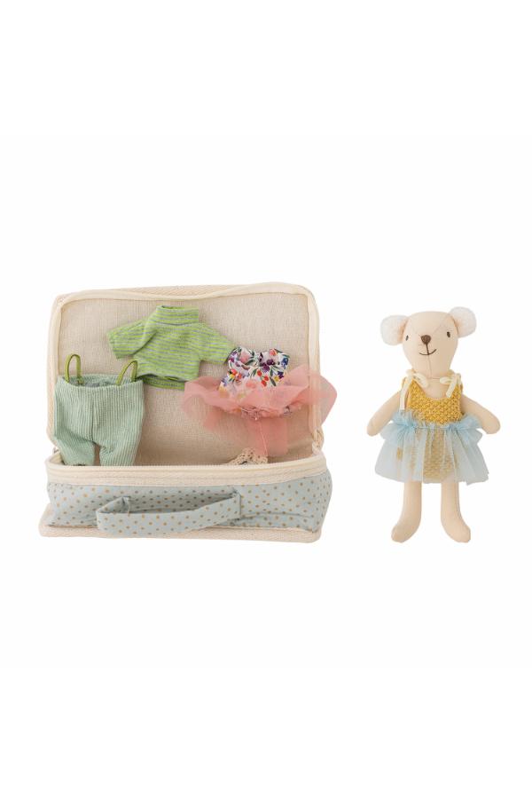 Bloomingville Mini Lara Doll, Multi, Polyester