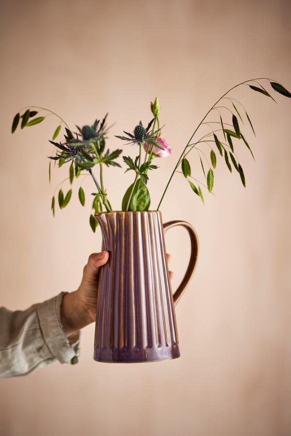 Bloomingville Latina Jug, Purple, Stoneware