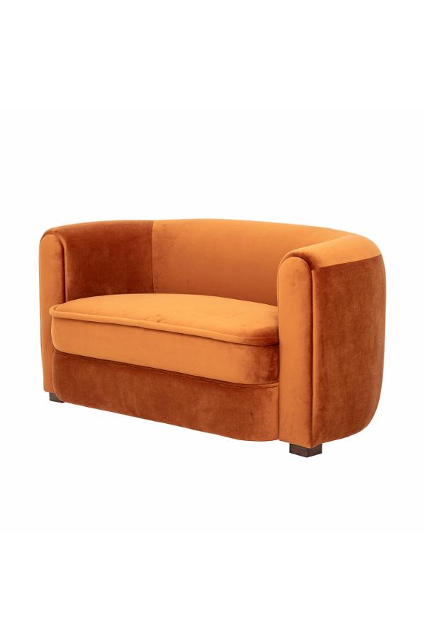 Creative Collection Malala Sofa, Orange, Polyester