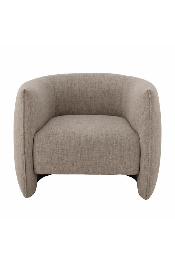 Bloomingville Bacio Lounge Chair, Nature, Recycled Polyester