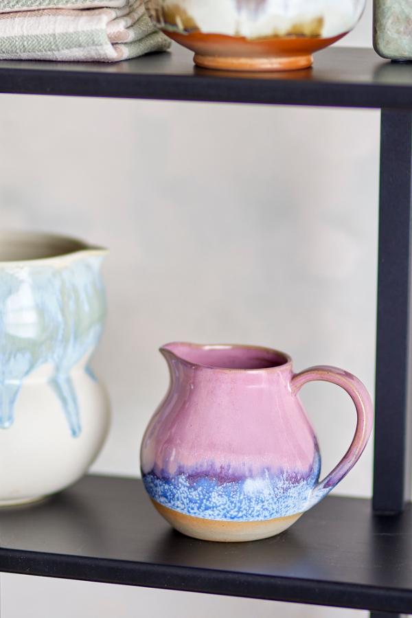 Bloomingville Paula Milk Jug, Rose, Stoneware