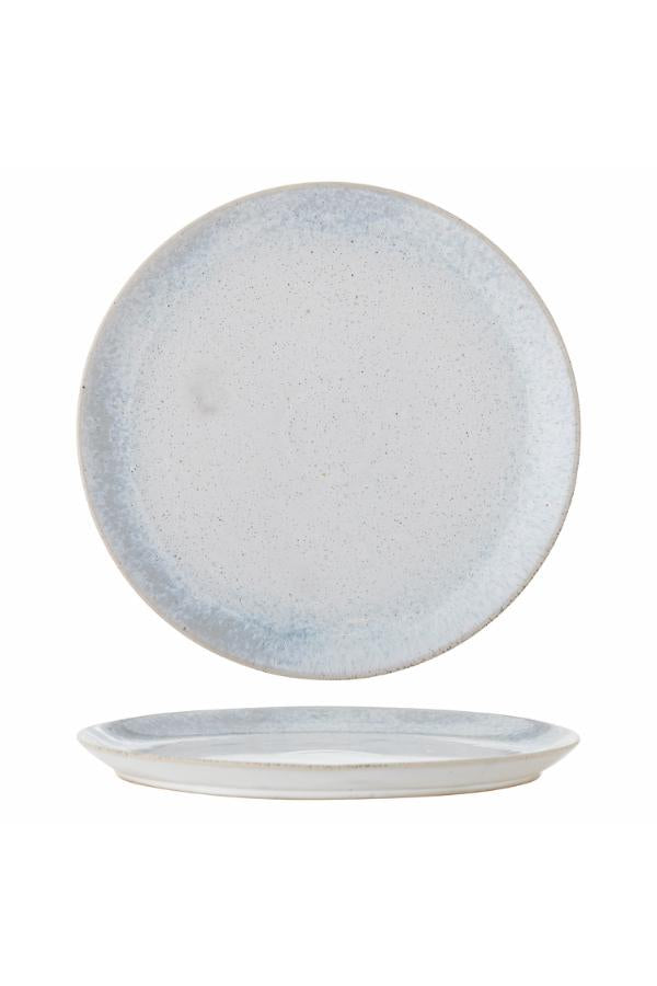 Bloomingville Paula Plate, Blue, Stoneware