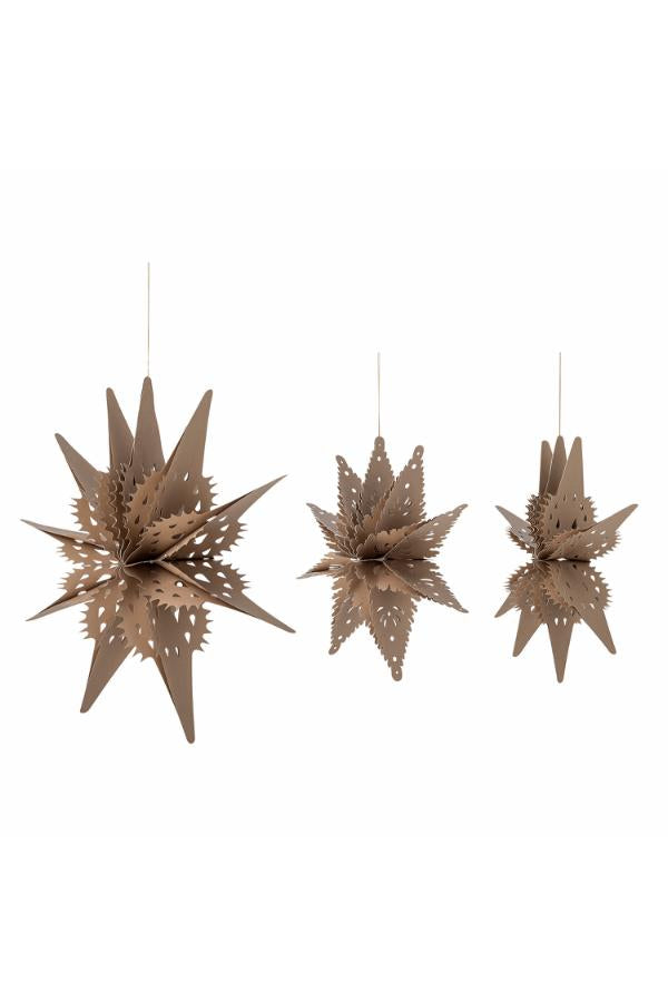 Bloomingville Ilo Star, Brown, FSC®Mix, Paper