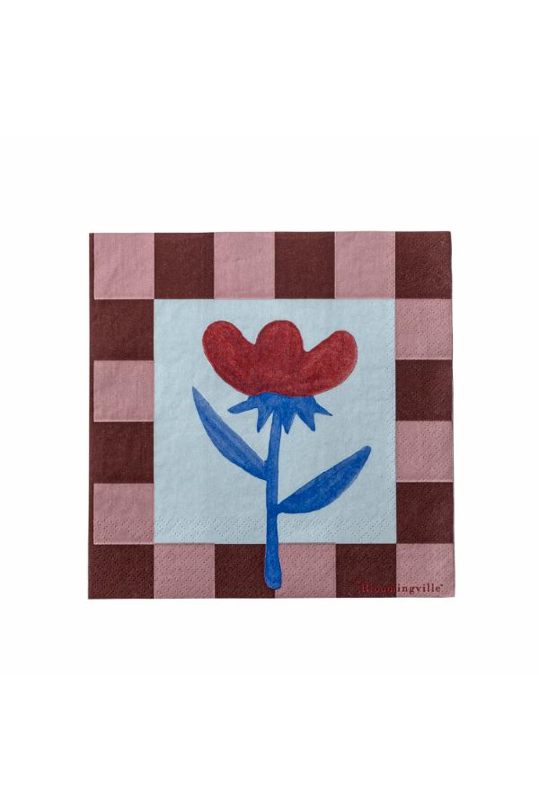 Bloomingville Vinia Napkin, Multi, FSC®Mix, Paper