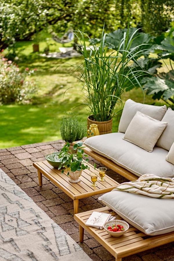 Bloomingville Cesano Lounge set, Nature, FSC®100%, Acacia