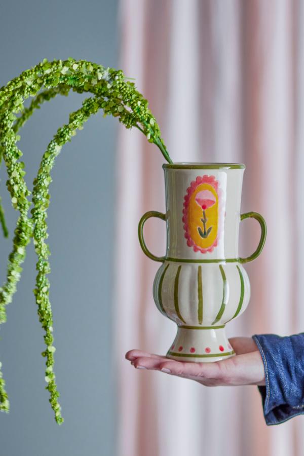 Bloomingville Odina Vase, Multi, Stoneware