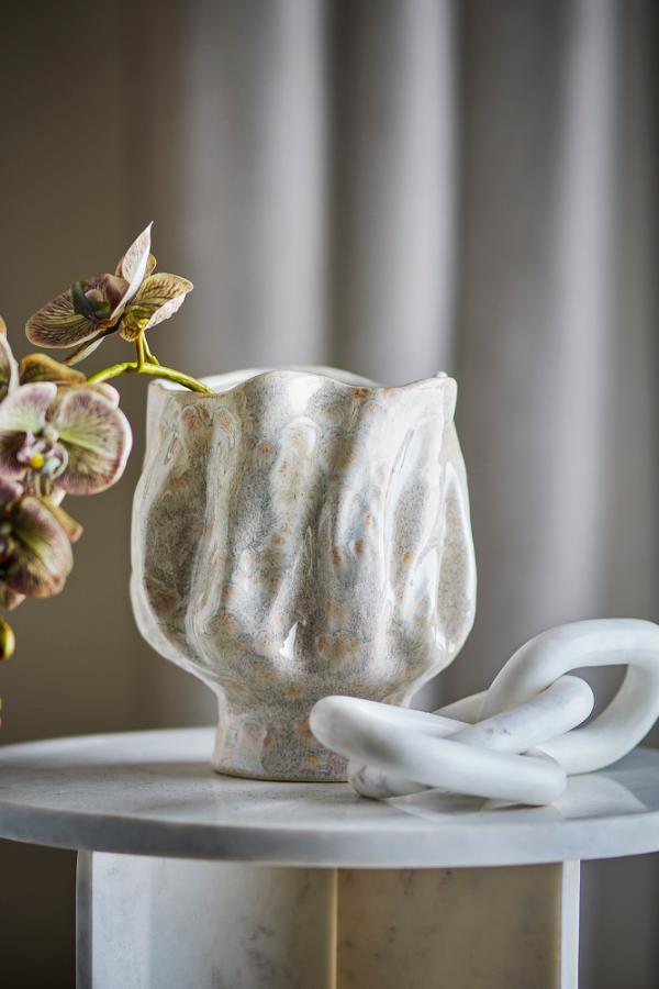 Bloomingville Adair Vase, White, Stoneware