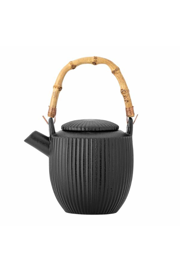 Bloomingville Neri Teapot, Black, Stoneware