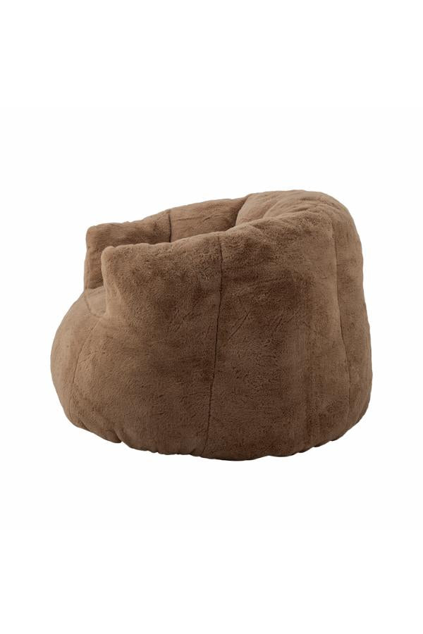 Bloomingville Mini Kari Lounge Chair, Brown, Polyester