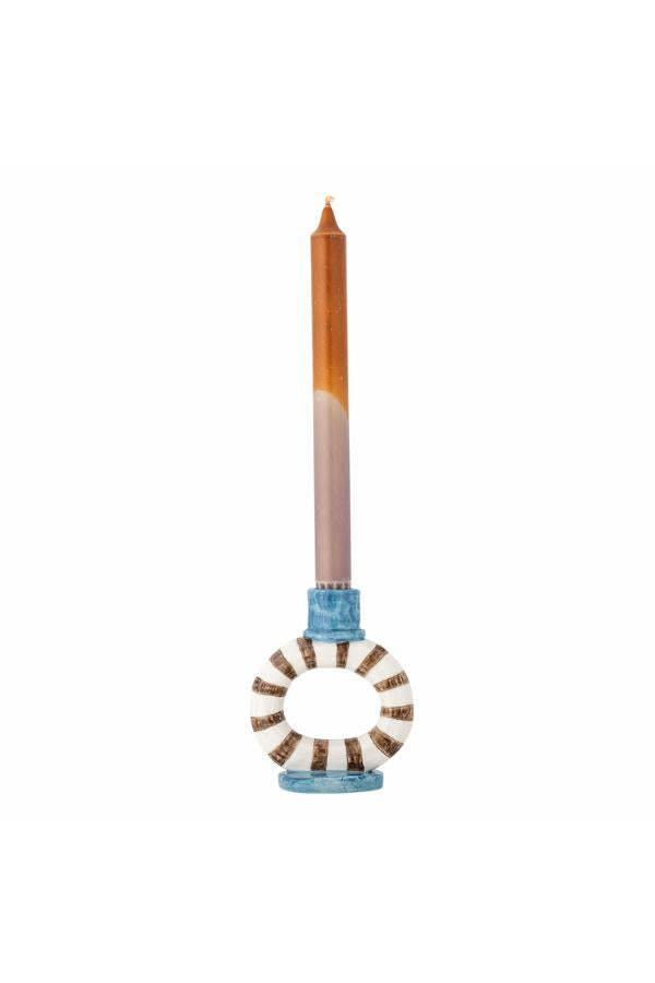 Bloomingville Tacana Candle Holder, Multi, Stoneware