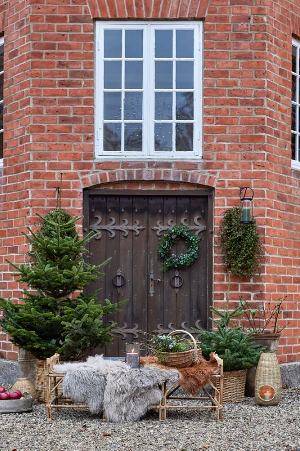 Bloomingville Cedar Wreath, Green, Artificial Flowers
