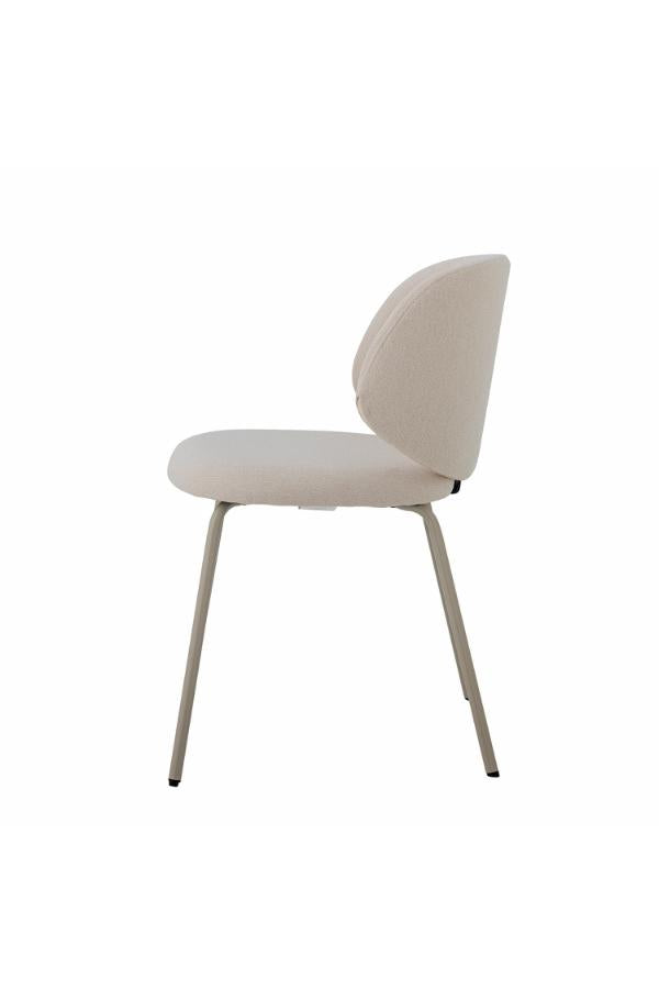 Bloomingville Ponte Dining Chair, Grey, Polyester