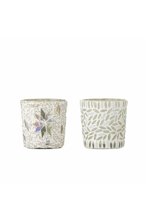 Bloomingville Myr Votive, White, Glass
