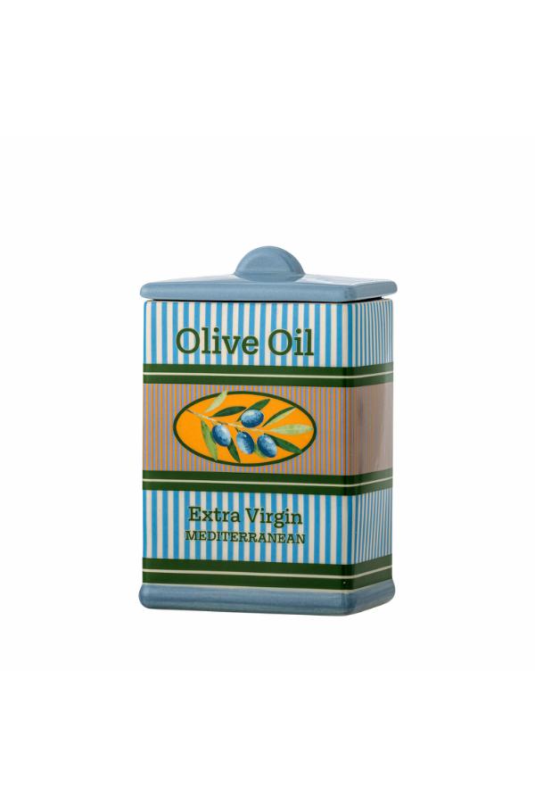 Creative Collection Stefano Jar w/Lid, Multi, Stoneware