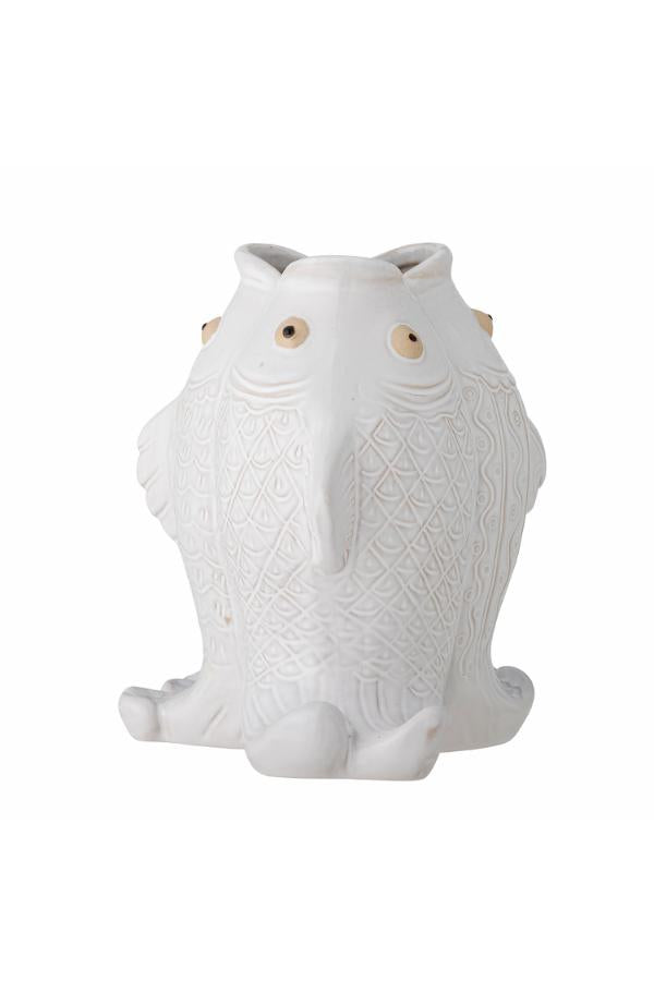 Creative Collection Fili Vase, White, Stoneware