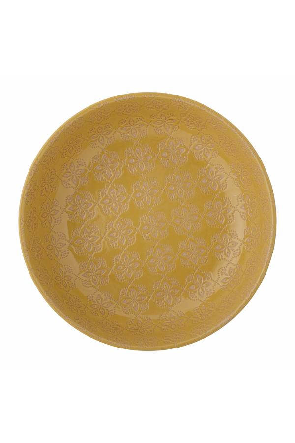 Creative Collection Marsala Bowl, Yellow, Stoneware