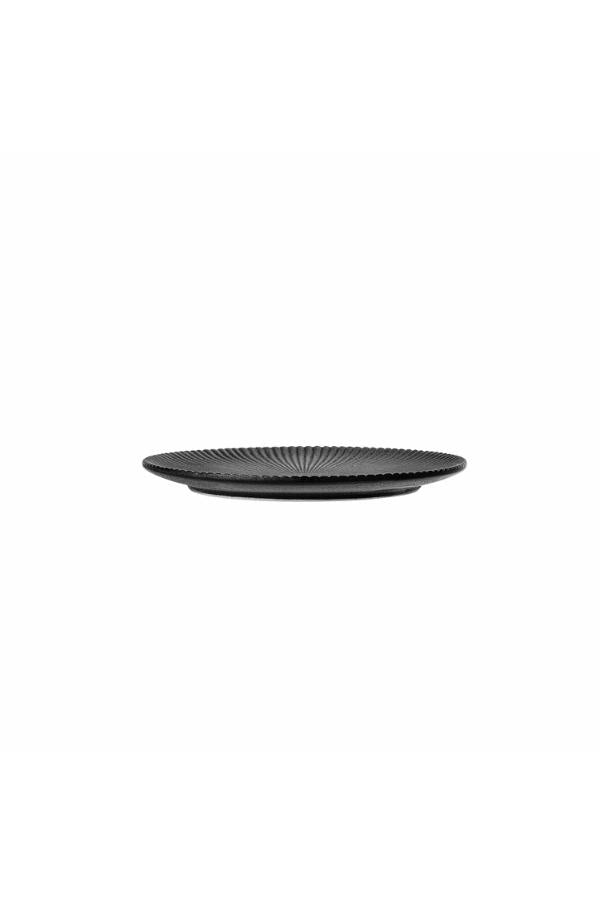 Bloomingville Neri Plate, Black, Stoneware