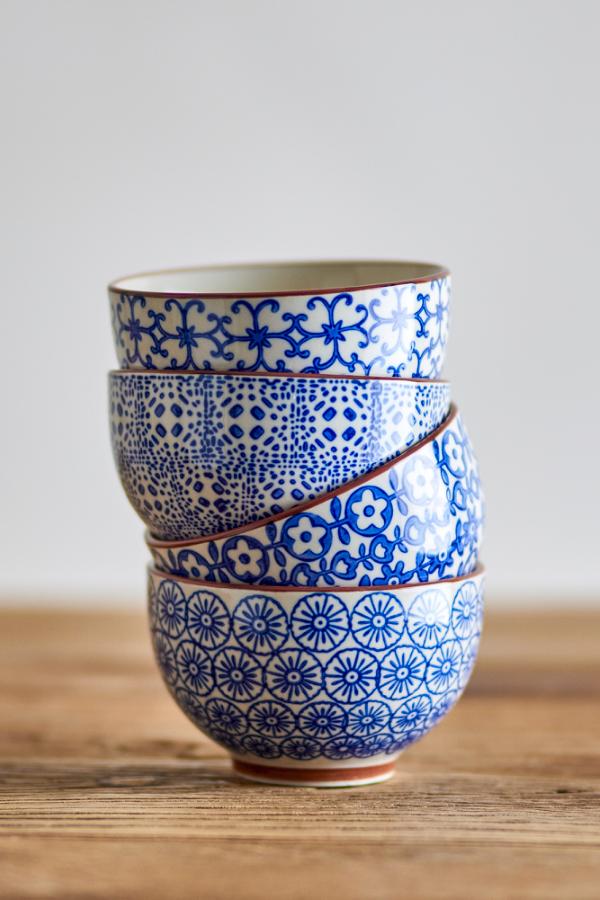 Bloomingville Karine Bowl, Blue, Stoneware