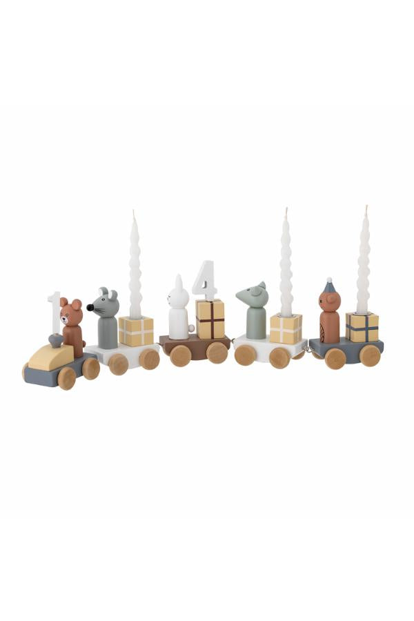 Bloomingville Mini Junaid Birthday Decoration, Multi, FSC®100%, MDF