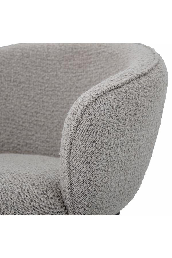 Bloomingville Cortone Dining Chair, Grey, Polyester