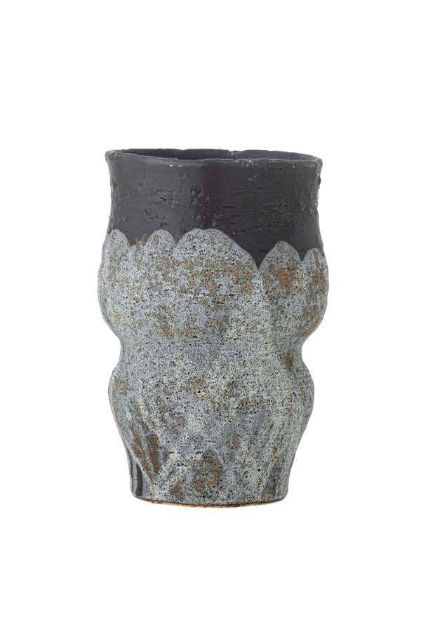 Bloomingville Neeson Flowerpot, Blue, Stoneware