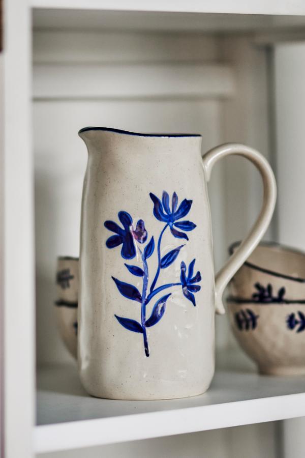 Creative Collection Eimy Jug, Blue, Stoneware