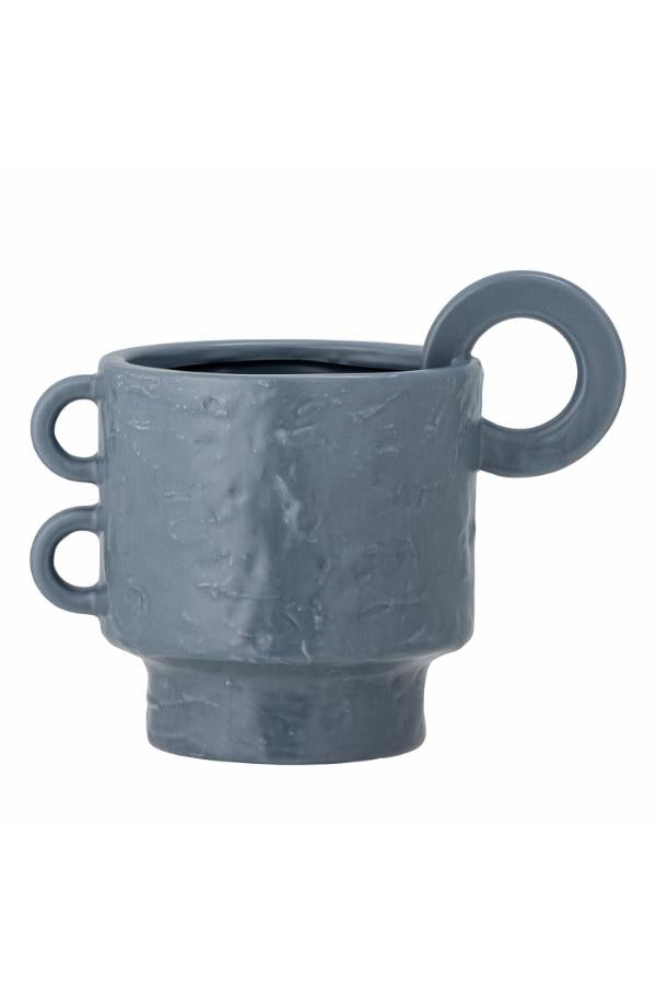 Bloomingville Alfine Flowerpot, Blue, Stoneware