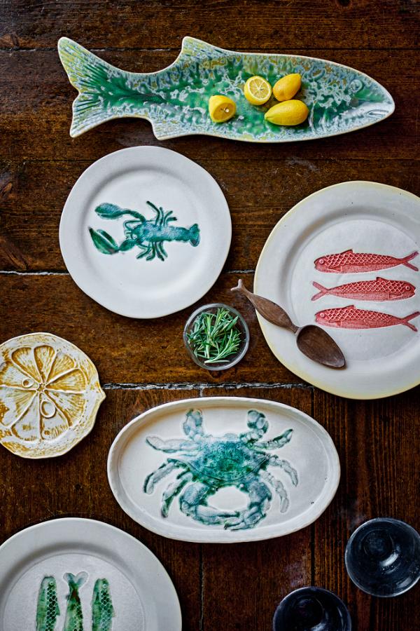 Creative Collection Hadden Plate, Green, Stoneware