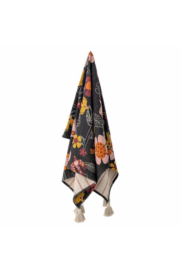 Bloomingville Vivielle Throw, Multi, Recycled Cotton