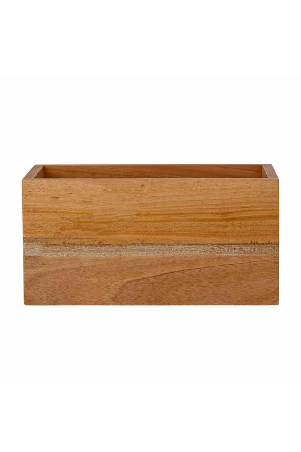 Creative Collection Solin Storage Box, Nature, Mahogany
