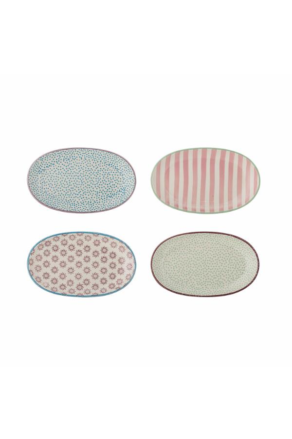 Bloomingville Patrizia Plate, Multi, Stoneware