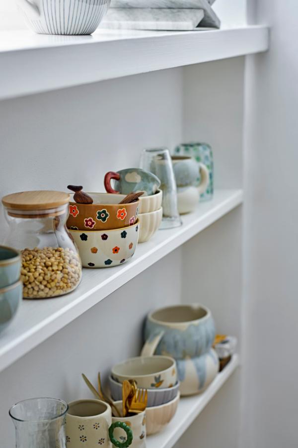 Bloomingville Mini Addy Bowl, White, Stoneware