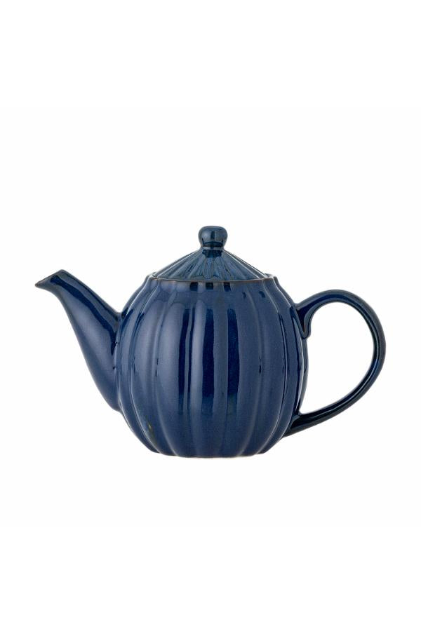 Bloomingville Latina Teapot, Blue, Stoneware
