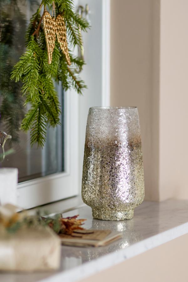 Bloomingville Lucina Votive, Silver, Glass