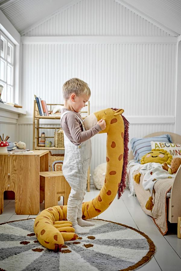 Bloomingville Mini Ibber Soft toy, Orange, Cotton