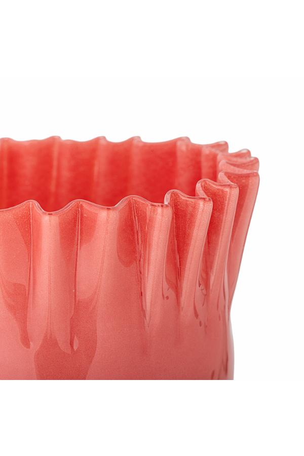 Bloomingville Janine Vase, Orange, Glass