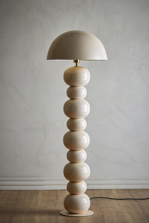 Bloomingville Cressida Floor Lamp, Nature, Metal