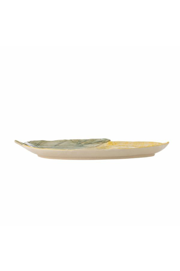 Creative Collection Hadden Serving Plate, Yellow, Stoneware