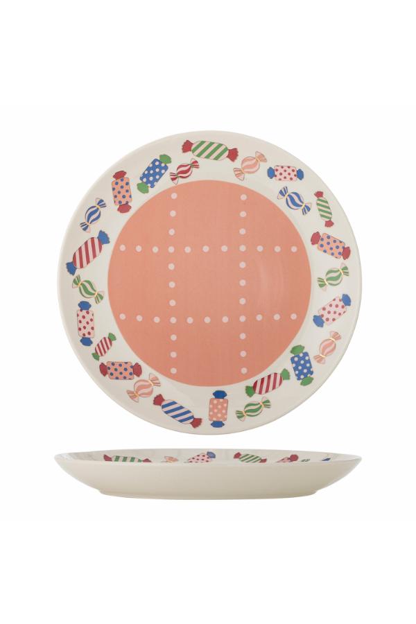Bloomingville Caramella Plate, Multi, Stoneware